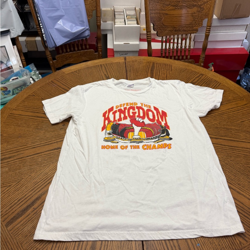 Charlie Hustle Defend the Kingdom Graphic Tee - White